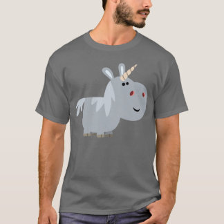 Cute Inscrutable Cartoon Unicorn T-Shirt