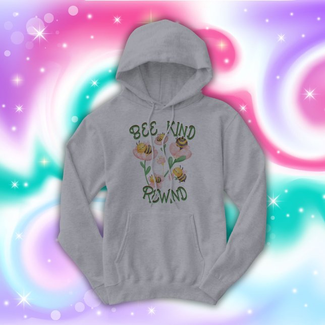 Cute Inspirational Bee Kind - Rewind | Hoodie (Creator Uploaded)