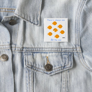 Cute Inspirational Goldfish Button