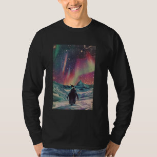 Cute Inspirational Penguin Retro Art Vintage Graph T-Shirt
