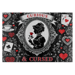 Cute Inspired By Dark Alice In Wonderland Cutting Board