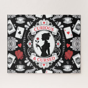 Cute Inspired By Dark Alice In Wonderland Jigsaw Puzzle