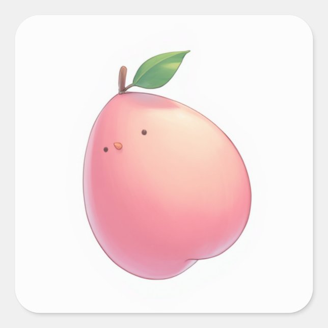 Cute Inspired Design Square Sticker (Front)