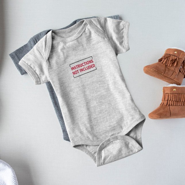 Cute Instructions Not Included Baby Bodysuit (Creator Uploaded)