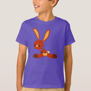 Cute Interested Cartoon Rabbit Children T-Shirt