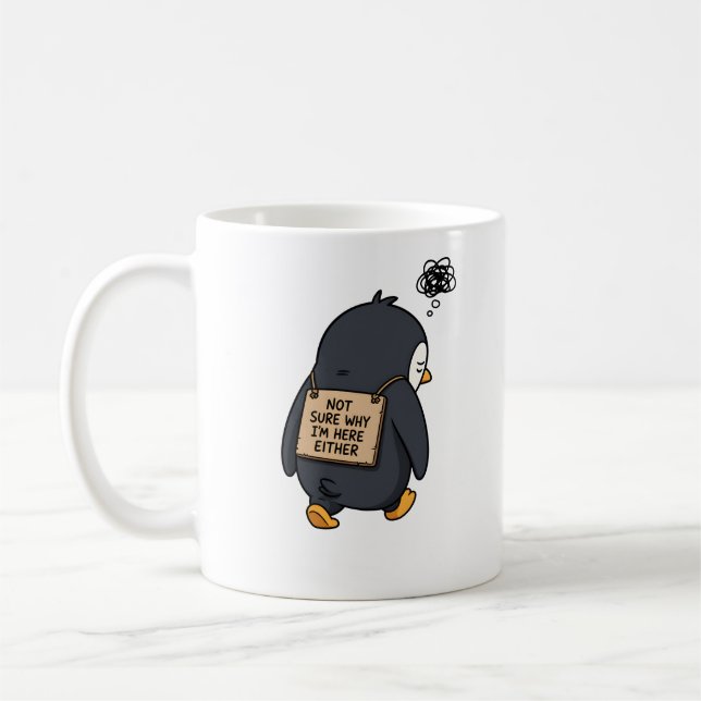 Cute Introvert Humour Coffee Mug (Left)