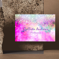 Cute iridescen silver faux glitter