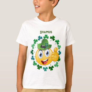 Cute Irish Emoji Personalized T-Shirt
