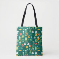Cute Irish Icon Pattern