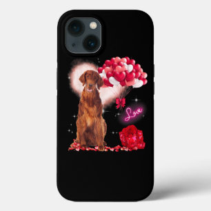 Cute Irish Setter Balloon Heart Valentines Day Val iPhone 13 Case