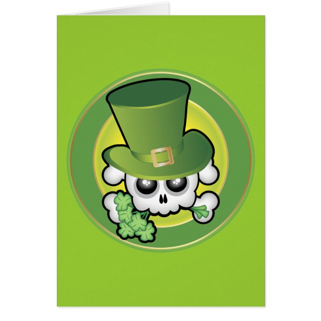 Cute Irish Skull (Front)