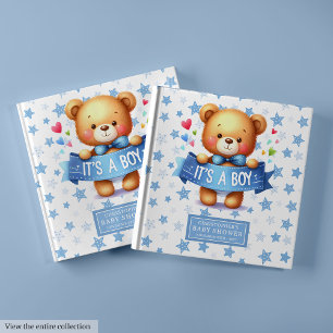 Cute It’s a boy guest book for baby shower party