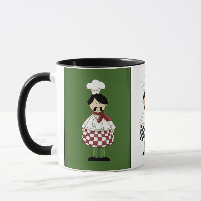 Cute Italian chef decor kitchen mug (Left)
