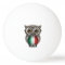 Cute Italian Flag Owl Wearing Glasses
