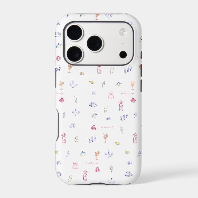 Cute Italian Minimalist Birthday (Back)