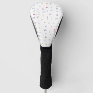 Cute Italian Minimalist Birthday Golf Head Cover