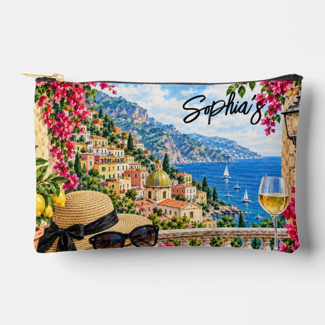 Cute Italian Theme  Accessory Pouch (Front)