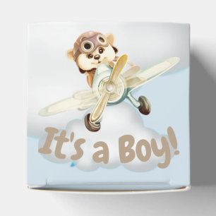 Cute "It's a Boy!" Baby Shower or Custom Birthday Favour Box