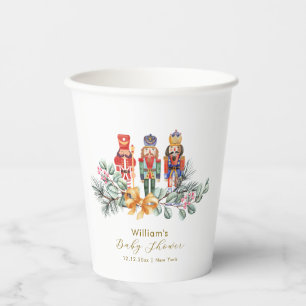 Cute It's Cold Outside Nutcracker Baby Shower  Paper Cups