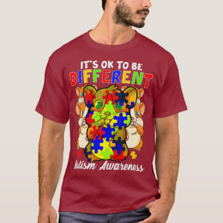Cute Its OK To Be Different Autism Awareness T-Shirt
