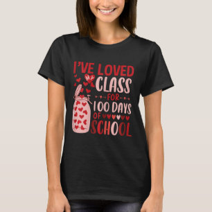 Cute I've Loved My Cl For 100 Days School Womens T T-Shirt
