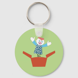 Cute Jack in the Box Key Ring