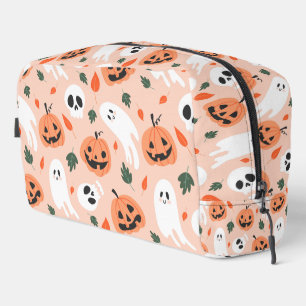 Cute Jack-O-Lantern & Ghost Pattern Dopp Kit