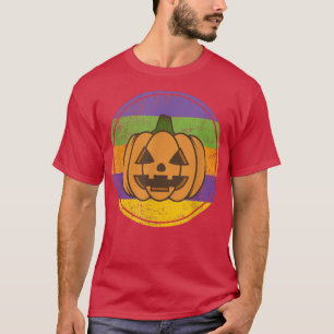 Cute Jack O Lantern Pumpkin Colourful Halloween Ba T-Shirt