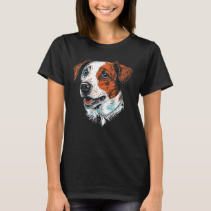 Cute Jack Russell Terrier Dog on Jack Russell Terr T-Shirt