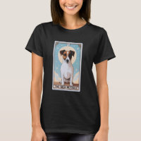 Cute Jack Russell Terrier Tarot Card Moon Men Wome