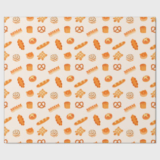 Cute Japanese Bakery Bread Kawaii Cute Wrapping Paper