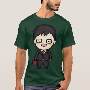 Cute Japanese Businessman toon T-Shirt