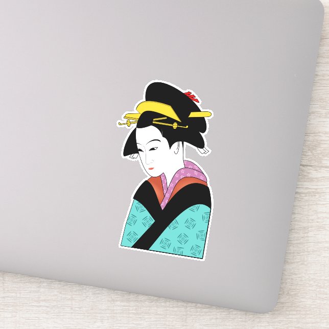 Cute Japanese Geisha (Detail)