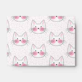 Cute Japanese Kawaii Kitty Cats Envelope