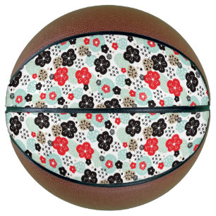 Cute Japanese patterns design Basketball