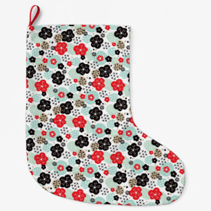 Cute Japanese patterns design Case-Mate iPhone Cas Large Christmas Stocking