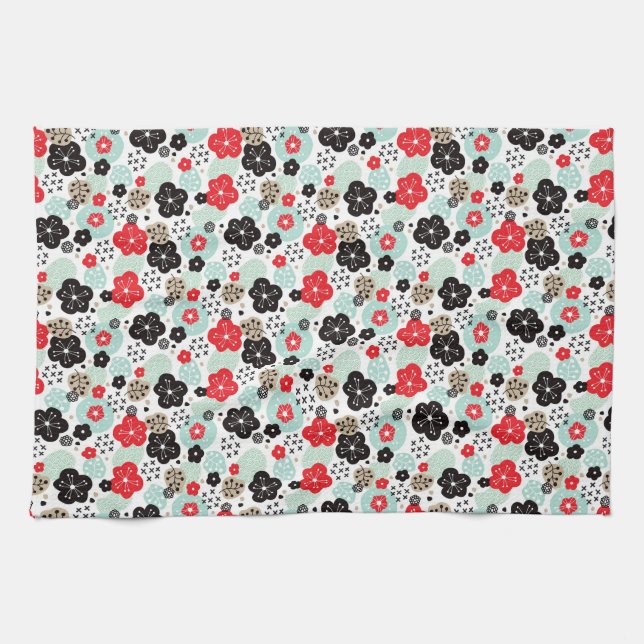 Cute Japanese patterns design Case-Mate iPhone Cas Tea Towel (Horizontal)
