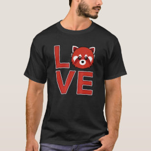 Cute Japanese Red Panda Bear T-Shirt