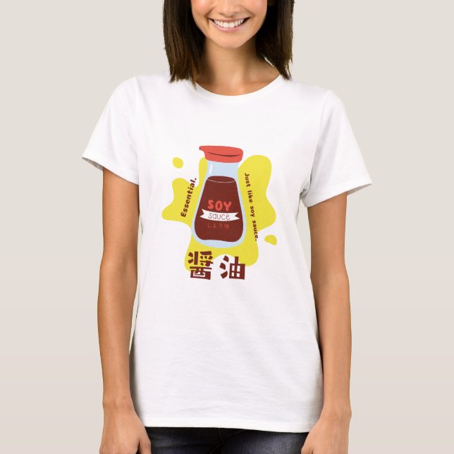 Cute Japanese Soy Sauce T-Shirt (Front)