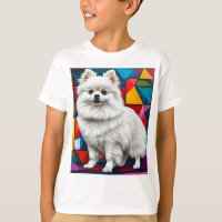 Cute Japanese Spitz Dog Portrait 🐶✨🤍