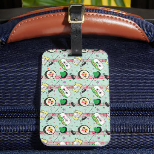 Cute Japanese Sushi Lover Golfing Pattern  Luggage Tag
