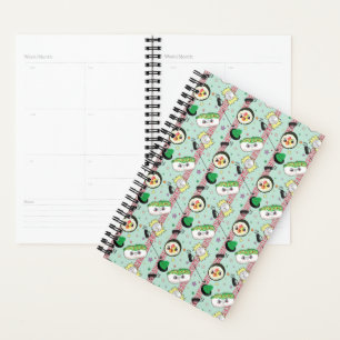 Cute Japanese Sushi Lover Golfing Pattern  Planner