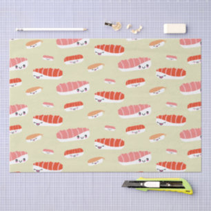 Cute Japanese Sushi Nigiri Pattern Tissue Paper
