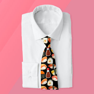 Cute Japanese Sushi Tie