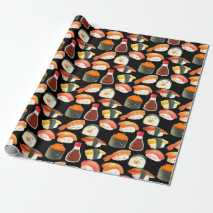 Cute Japanese Sushi Wrapping Paper