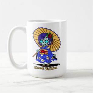 Cute Japanese Zombie Coffee Mug