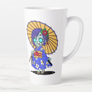 Cute Japanese Zombie Latte Mug