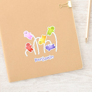 Cute jelly babies candy sweets cartoon