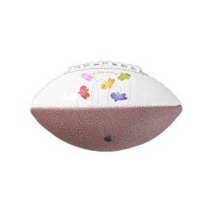 Cute jelly babies candy sweets cartoon american football