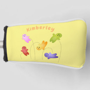 Cute jelly babies candy sweets cartoon golf head cover